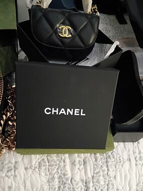 Black Quilted Mini Bag